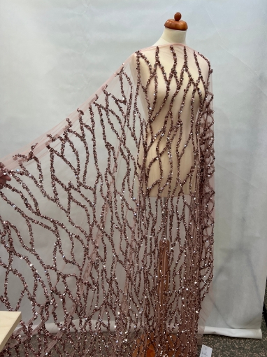 Picture of "Embroidery with branches of beads and sequins"