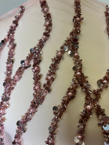 Picture of "Embroidery with branches of beads and sequins"