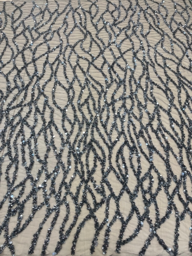 Picture of Embroidery with branches of beads and sequins