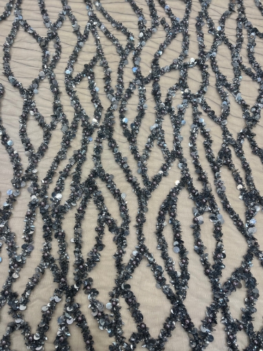 Picture of Embroidery with branches of beads and sequins