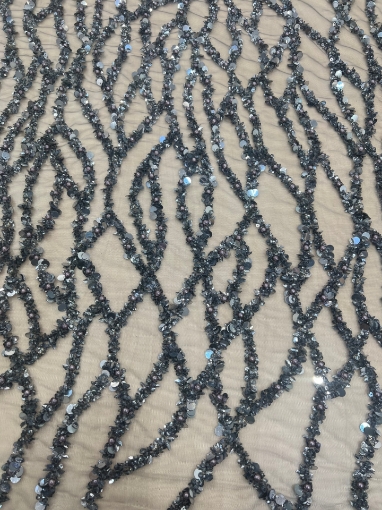 Picture of Embroidery with branches of beads and sequins