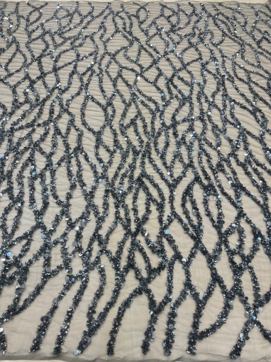 Picture of Embroidery with branches of beads and sequins