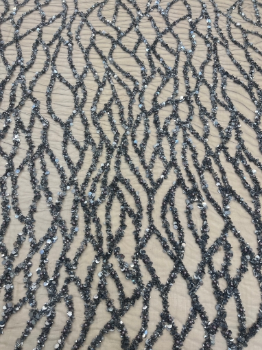 Picture of Embroidery with branches of beads and sequins