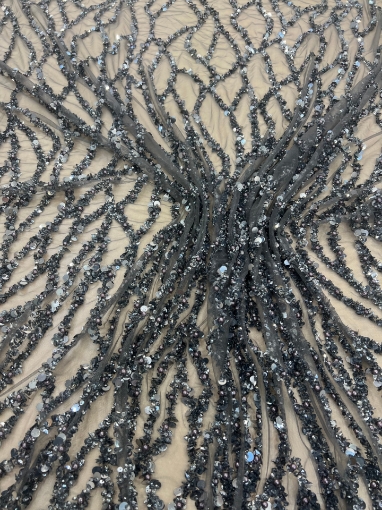 Picture of Embroidery with branches of beads and sequins