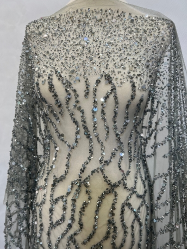 Picture of Embroidery with beaded branches