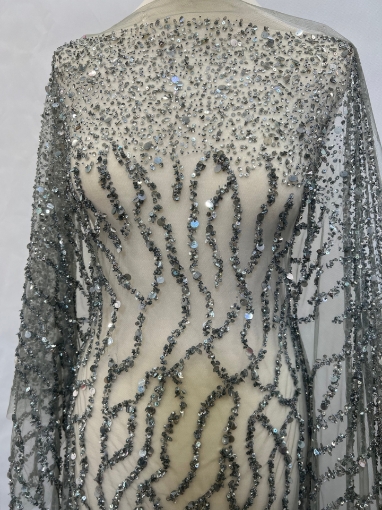 Picture of Embroidery with beaded branches