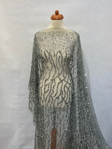 Picture of Embroidery with beaded branches