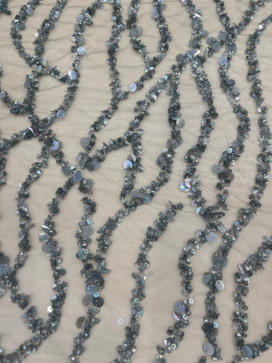 Picture of Embroidery with beaded branches