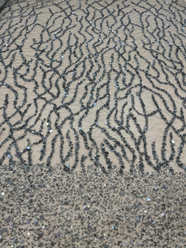 Picture of Embroidery with beaded branches