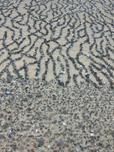 Picture of Embroidery with beaded branches