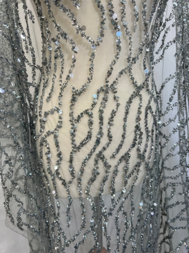 Picture of Embroidery with beaded branches