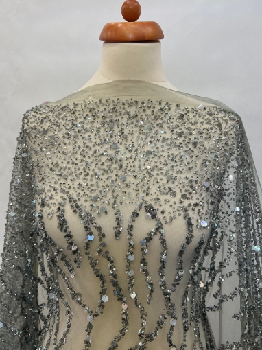 Picture of Embroidery with beaded branches