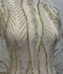 Picture of Crystal and gold bead embroidery