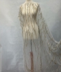 Picture of Crystal and gold bead embroidery