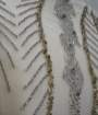 Picture of Crystal and gold bead embroidery