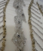 Picture of Crystal and gold bead embroidery