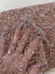Picture of Beaded and sequined embroidered lace