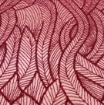 Picture of Burgundy embroidered waves