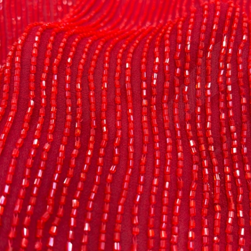 Picture of Bead embroidery on tulle