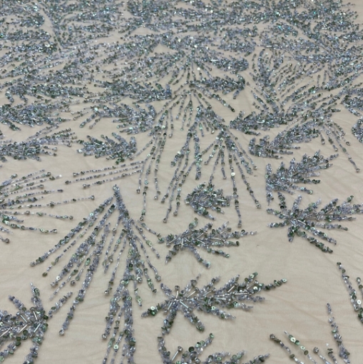 Picture of Bead and pistachio green crystal embroidery