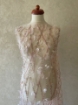 Picture of Luxury embroidery with feathers and crystals