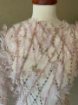 Picture of Luxury embroidery with feathers and crystals