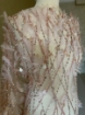 Picture of Luxury embroidery with feathers and crystals