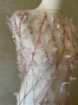 Picture of Luxury embroidery with feathers and crystals