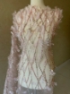 Picture of Luxury embroidery with feathers and crystals