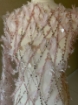 Picture of Luxury embroidery with feathers and crystals
