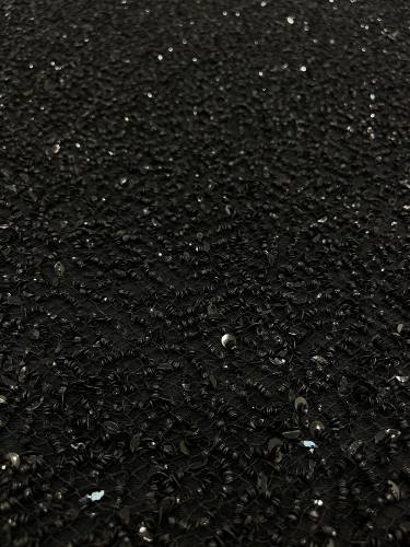 Picture of Black embroidery with sequins and pearls