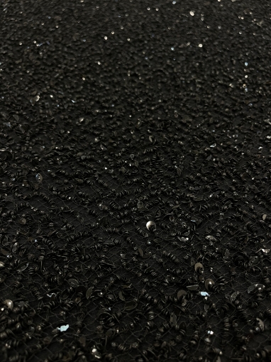 Picture of Black embroidery with sequins and pearls