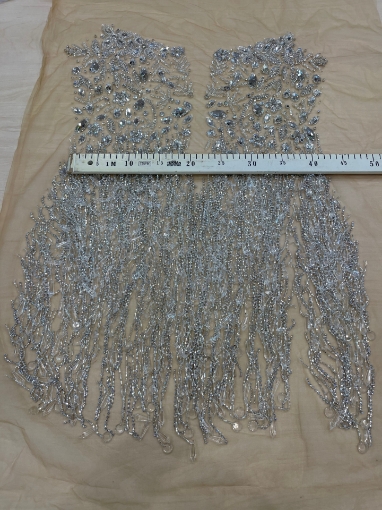 Picture of Panel for short dress with crystals
