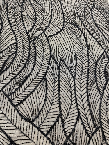 Picture of Black Waves Embroidery