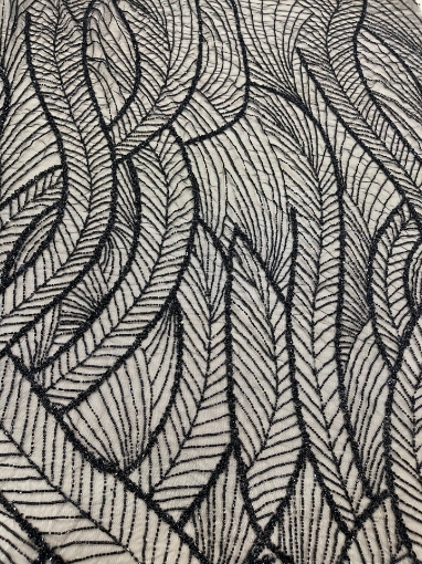 Picture of Black Waves Embroidery