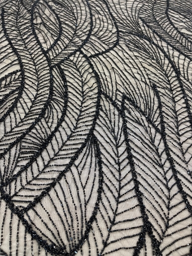 Picture of Black Waves Embroidery