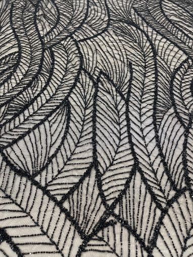 Picture of Black Waves Embroidery