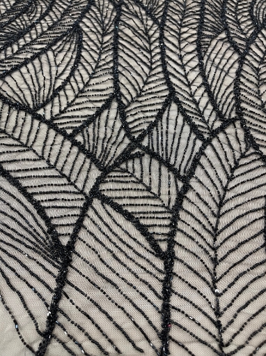 Picture of Black Waves Embroidery