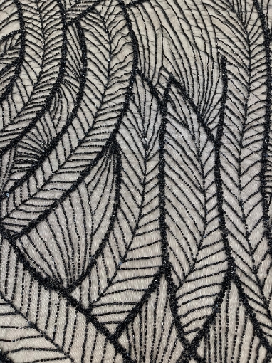 Picture of Black Waves Embroidery