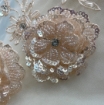 Picture of 3D floral appliqué with beads/sequins