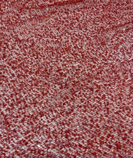 Picture of Elastic mesh with beads and sequins