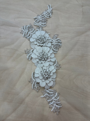 Picture of 3D floral appliqué