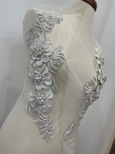 Picture of 3D floral appliqué