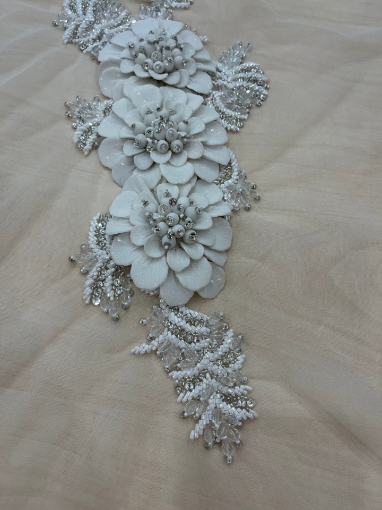 Picture of 3D floral appliqué