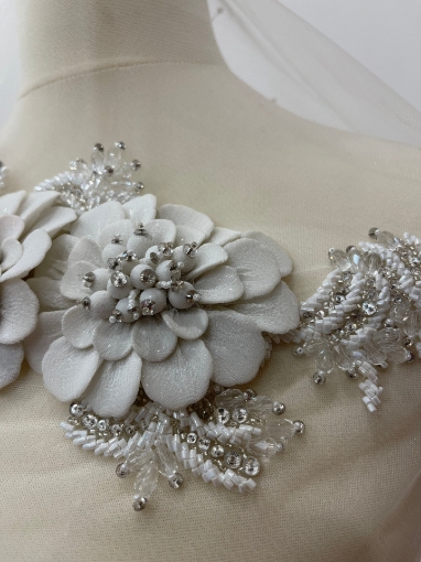 Picture of 3D floral appliqué