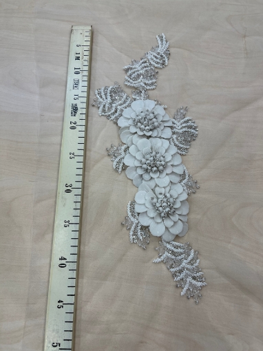 Picture of 3D floral appliqué