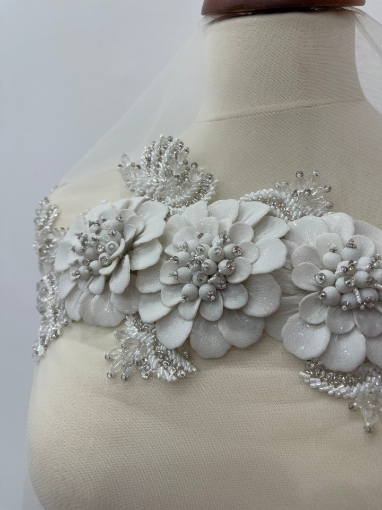 Picture of 3D floral appliqué