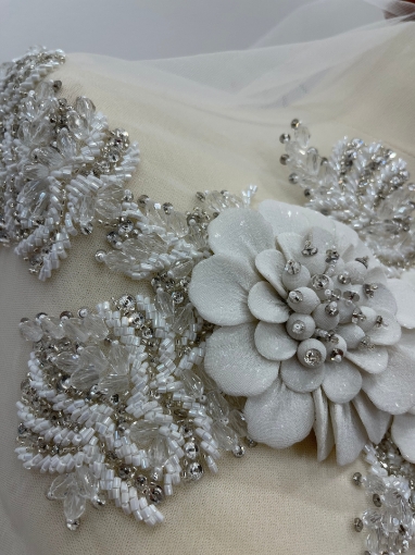 Picture of 3D floral appliqué