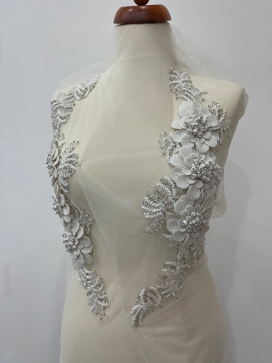 Picture of 3D floral appliqué