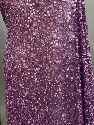 Picture of Purple sequin embroidery